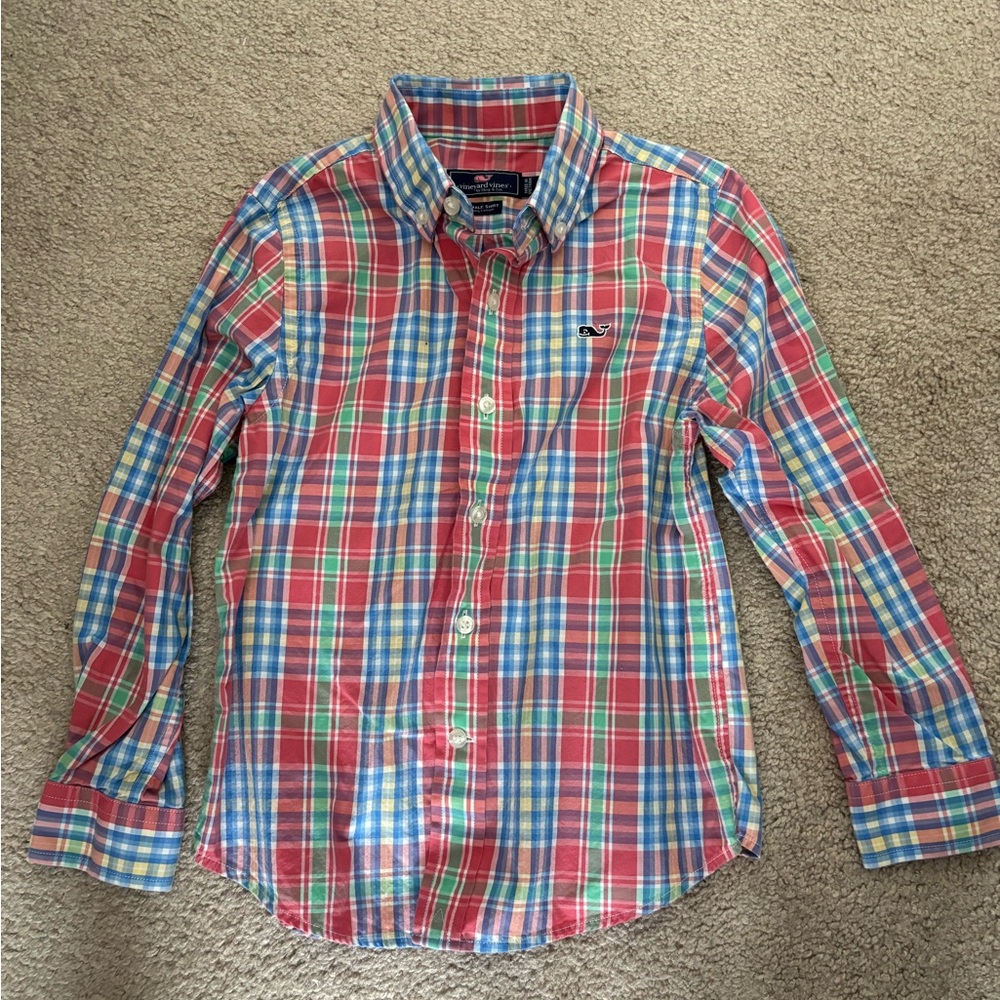 Vineyard Vines Multicolor Plaid Shirt